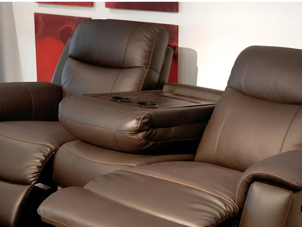 Fauteuil Relax EVASION En Cuir - Marron – Image 6