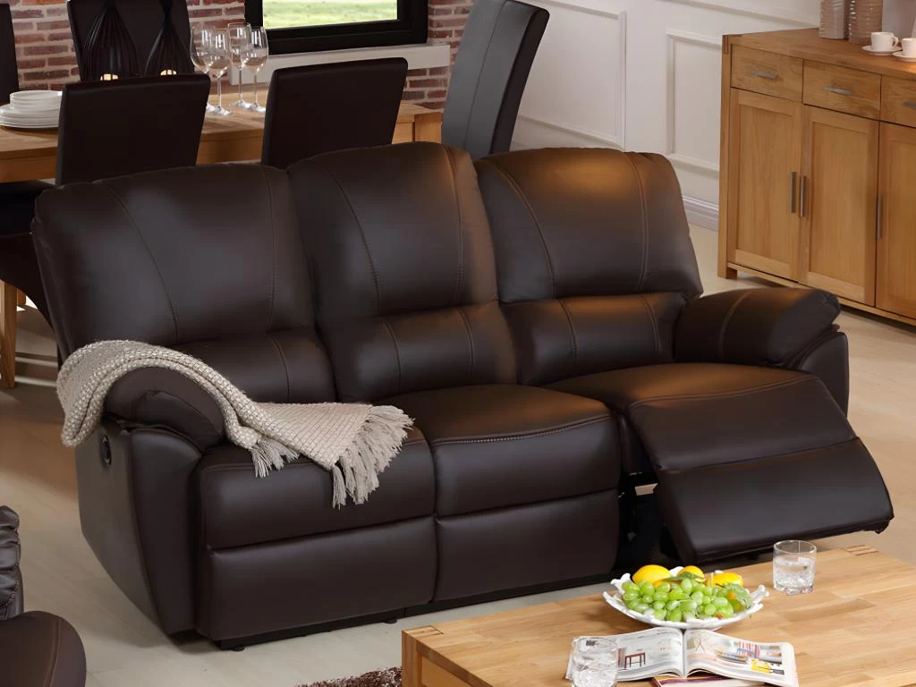 Fauteuil Relax électrique En Cuir MARCIS - Ivoire – Image 9