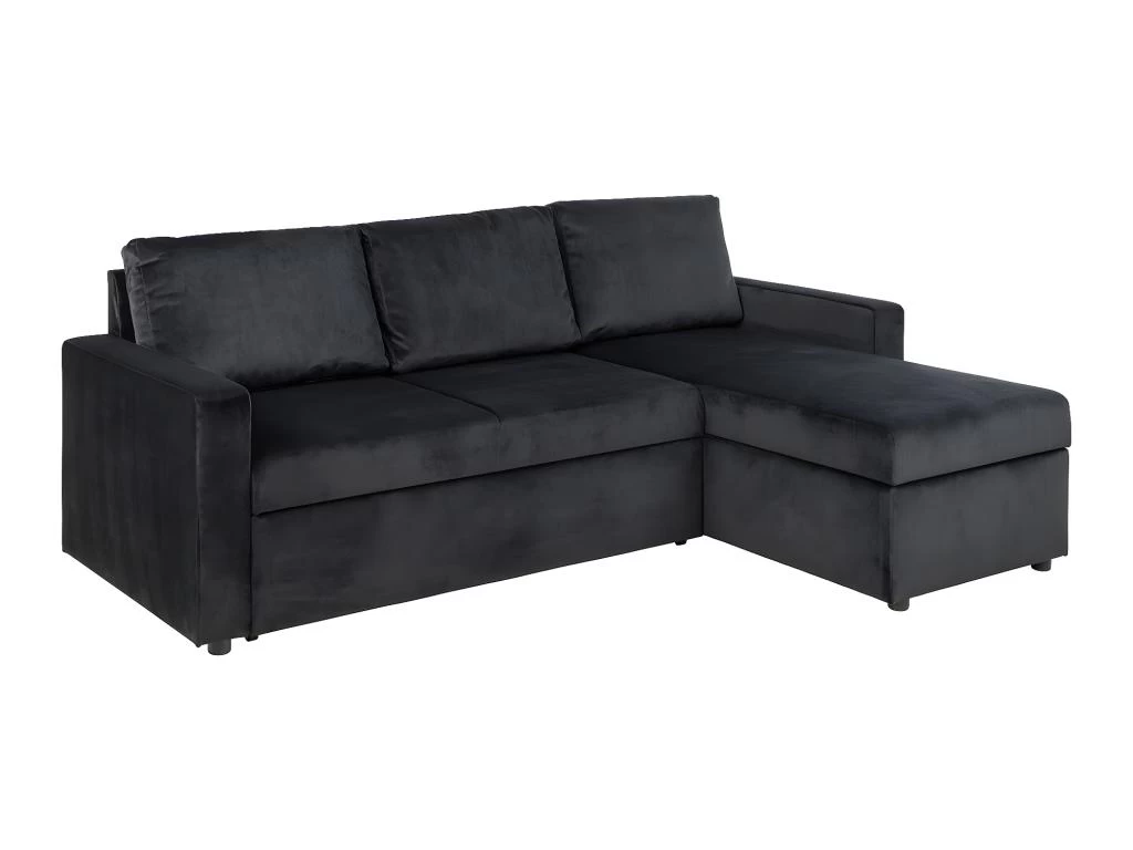 Sacramento Canapé-lit, Chaise Longue Réversible, Espace De Rangement Dissimulé Et Lit Escamotable, Gris Anthracite.