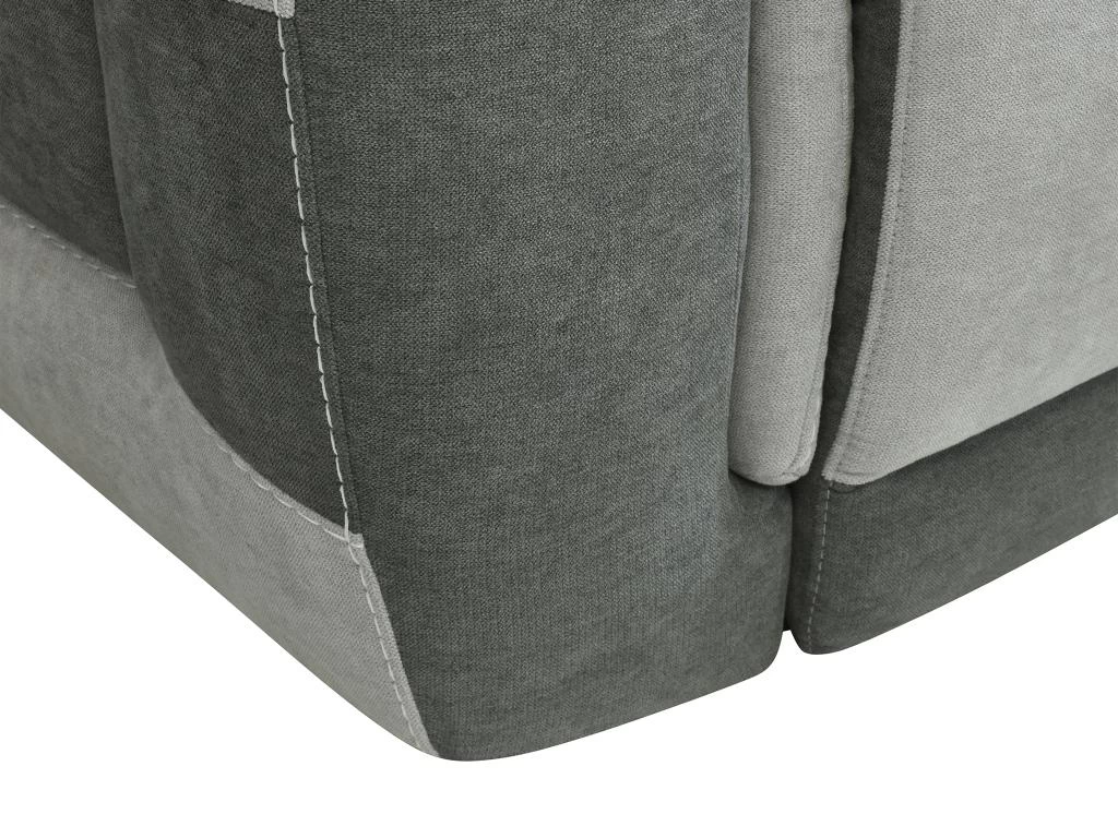 Canapé 3 Places Relax électrique En Tissu Gris Clair ORIETTO – Image 10