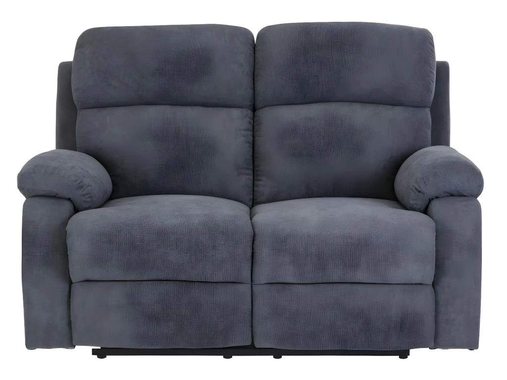 Canapé 2 Places Relax En Tissu TOLZANO - Anthracite – Image 3