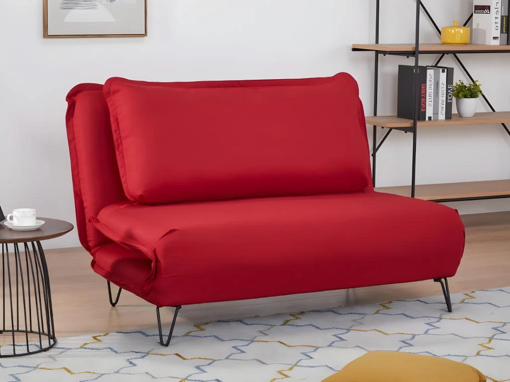 Fauteuil Convertible En Tissu LOOF - Anthracite – Image 12