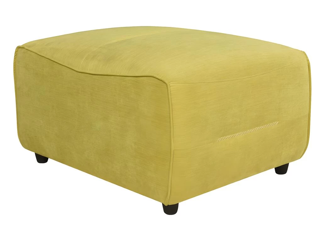 Pouf Pour Modulable En Tissu SYMPOSION - Jaune – Image 4