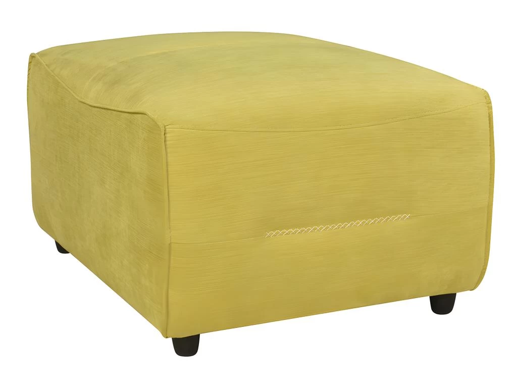 Pouf Pour Modulable En Tissu SYMPOSION - Jaune – Image 3