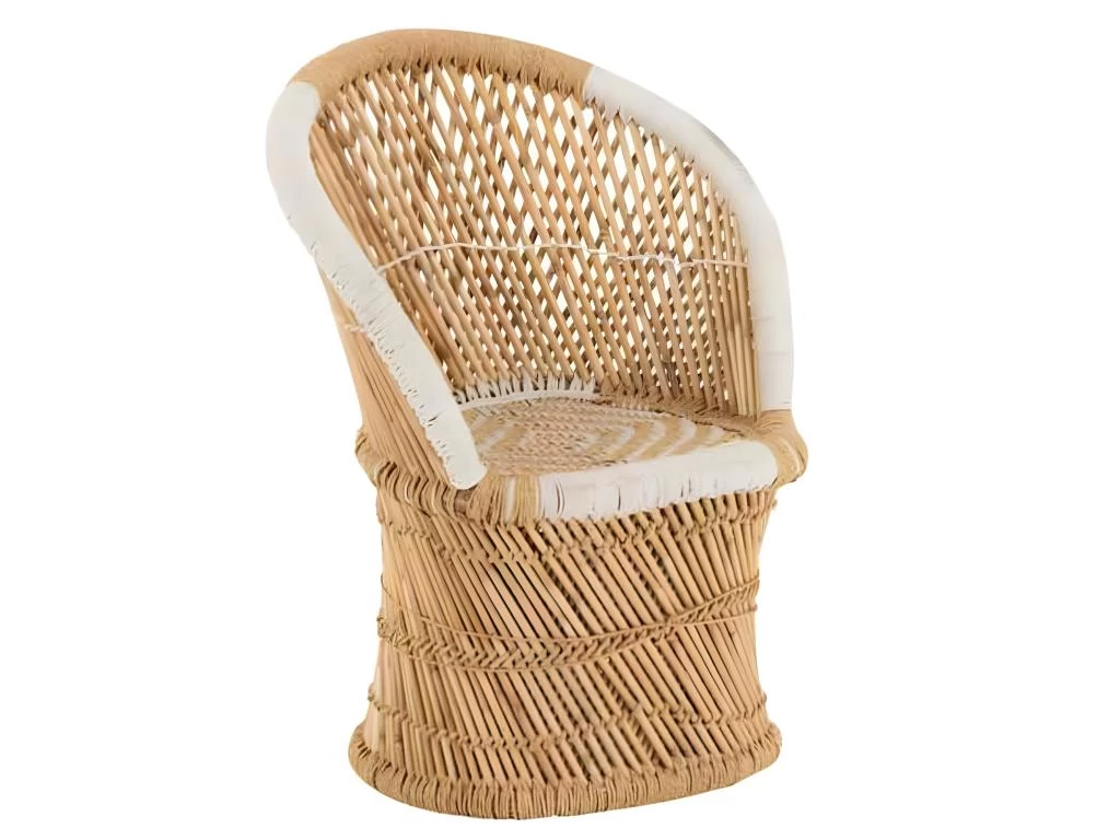 Fauteuil Enfant En Bambou "Smocla" 78cm Naturel