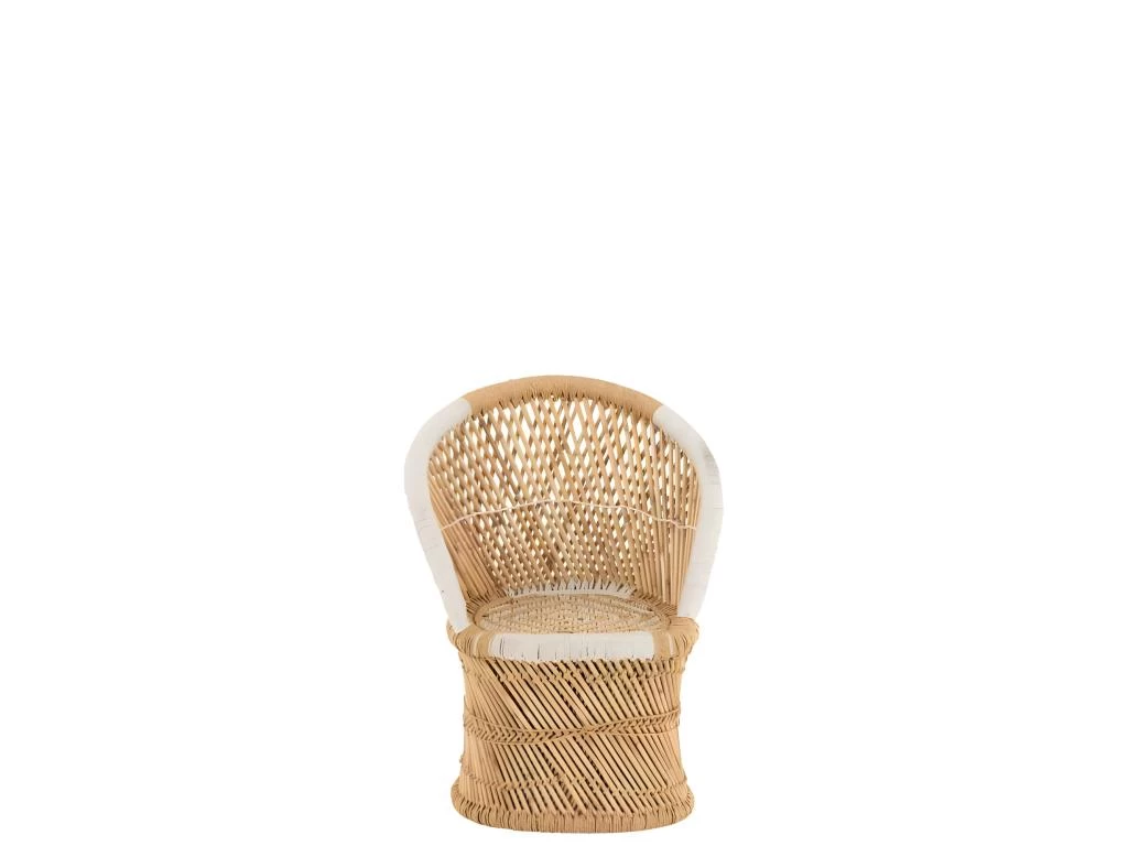 Fauteuil Enfant En Bambou "Smocla" 78cm Naturel – Image 2