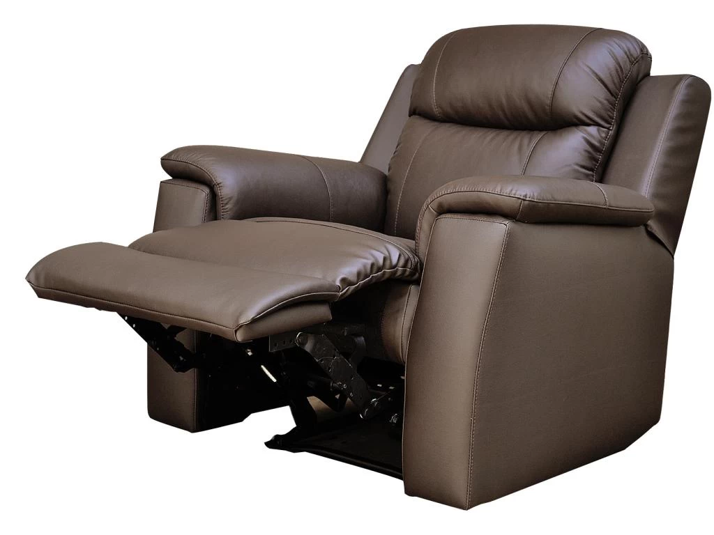 Fauteuil Relax EVASION En Cuir - Marron – Image 4