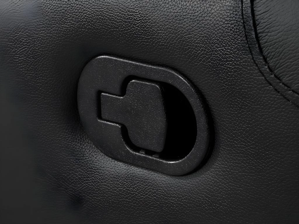 Fauteuil Relax En Cuir AROMA - Noir – Image 3