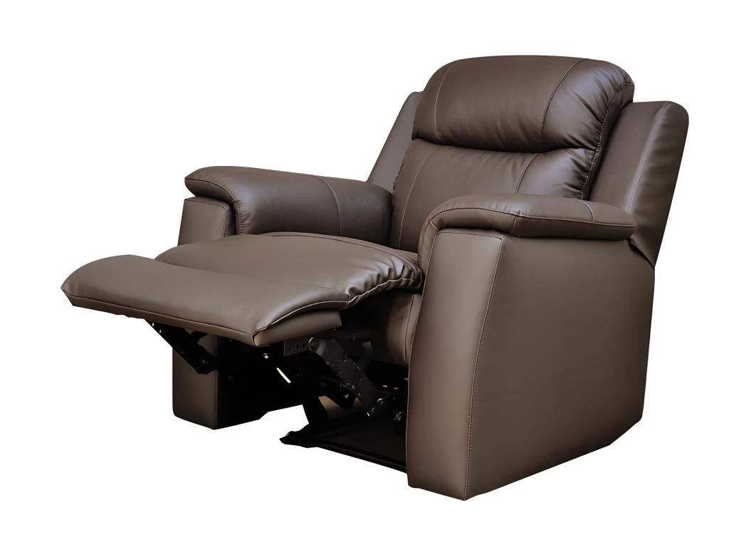 Fauteuil Relax EVASION En Cuir - Marron