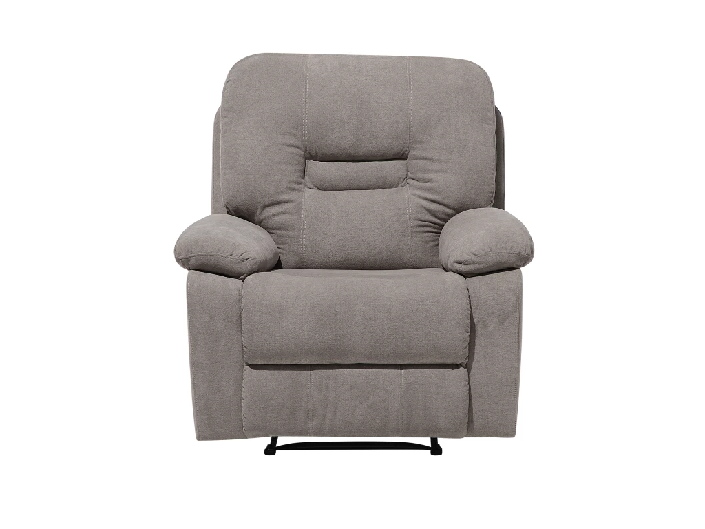 Fauteuil Inclinable En Tissu Beige Taupe BERGEN – Image 5