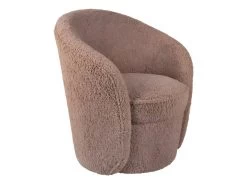 Fauteuil En Polyester Cuddly Teddy Sable