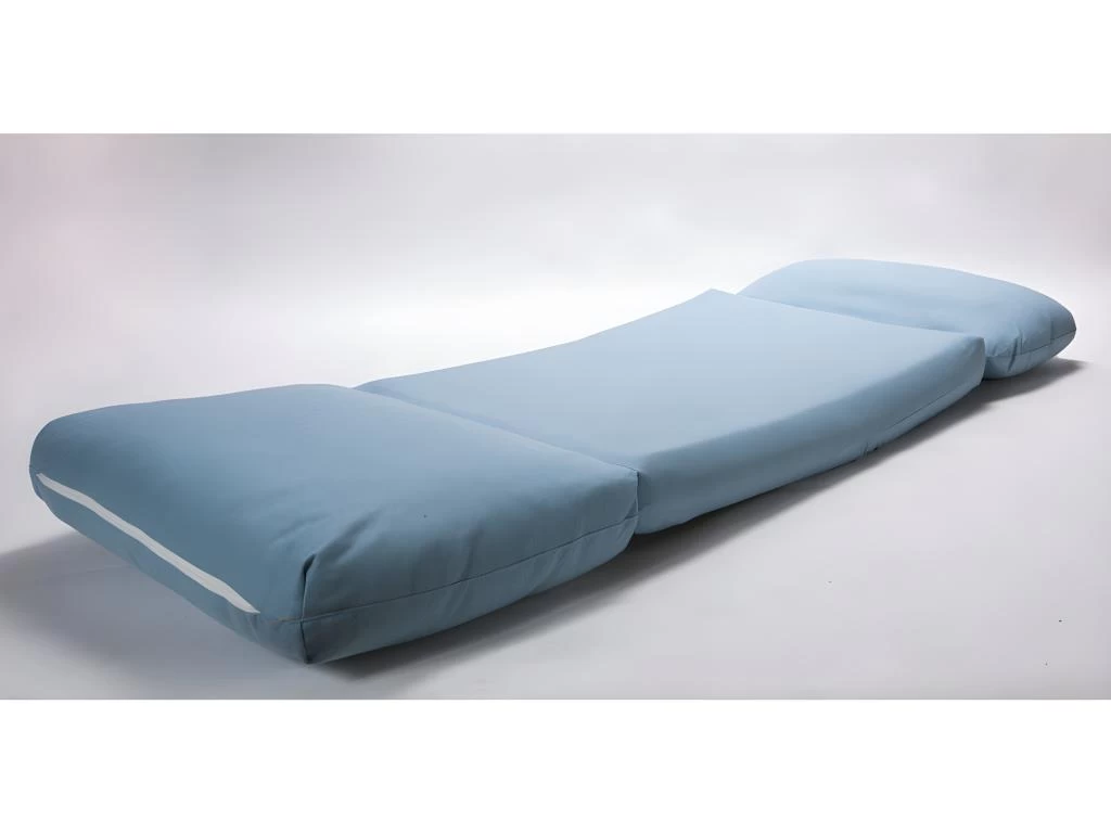 Nalo - Chauffeuse Convertible 1 Place En Tissu - Couleur - Bleu Pastel – Image 6