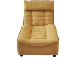 Fauteuil Méridienne Design "Calima" 152cm Jaune