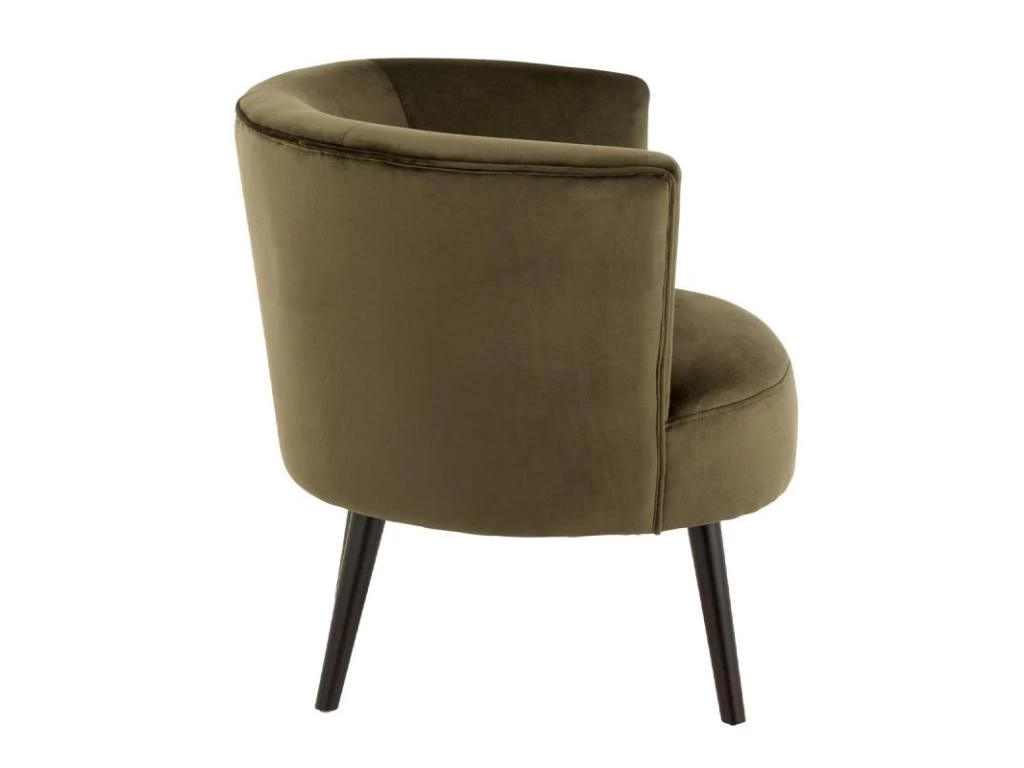 Fauteuil Lounge Design "Cuve" 79cm Vert – Image 3
