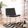 Fauteuil En Cuir Noir Chahinaize