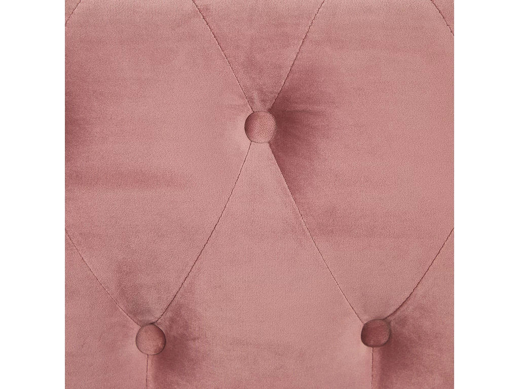 Fauteuil En Velours Rose CHESTERFIELD – Image 9