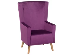 Fauteuil Bergère Violet ONEIDA