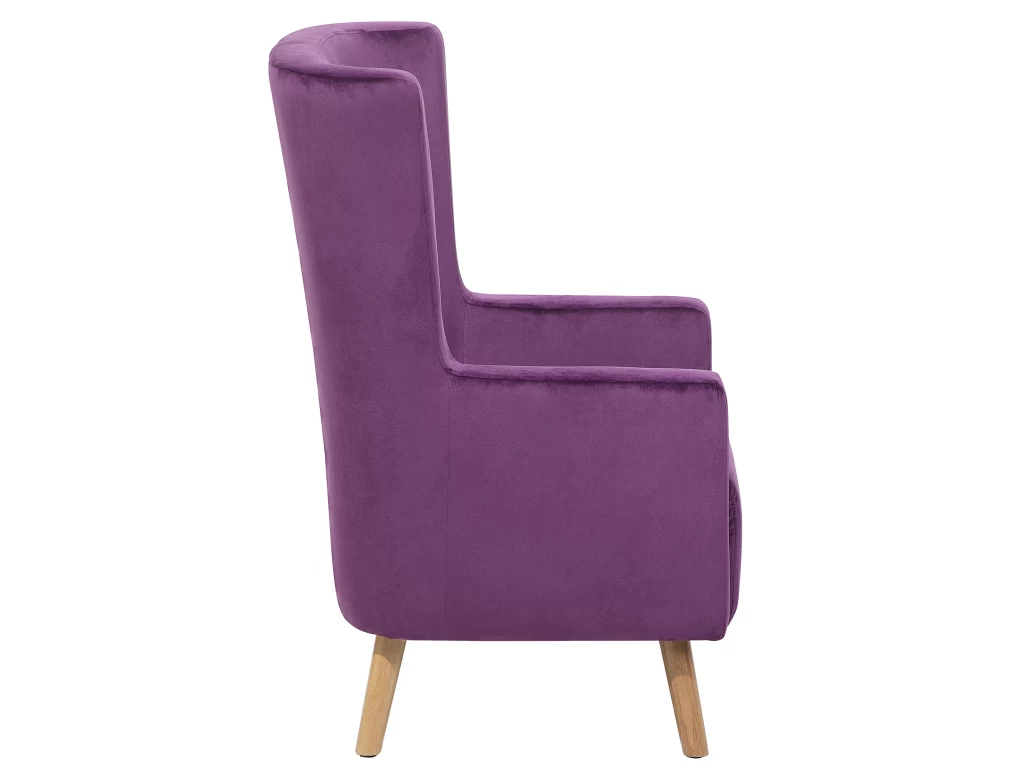 Fauteuil Bergère Violet ONEIDA – Image 5