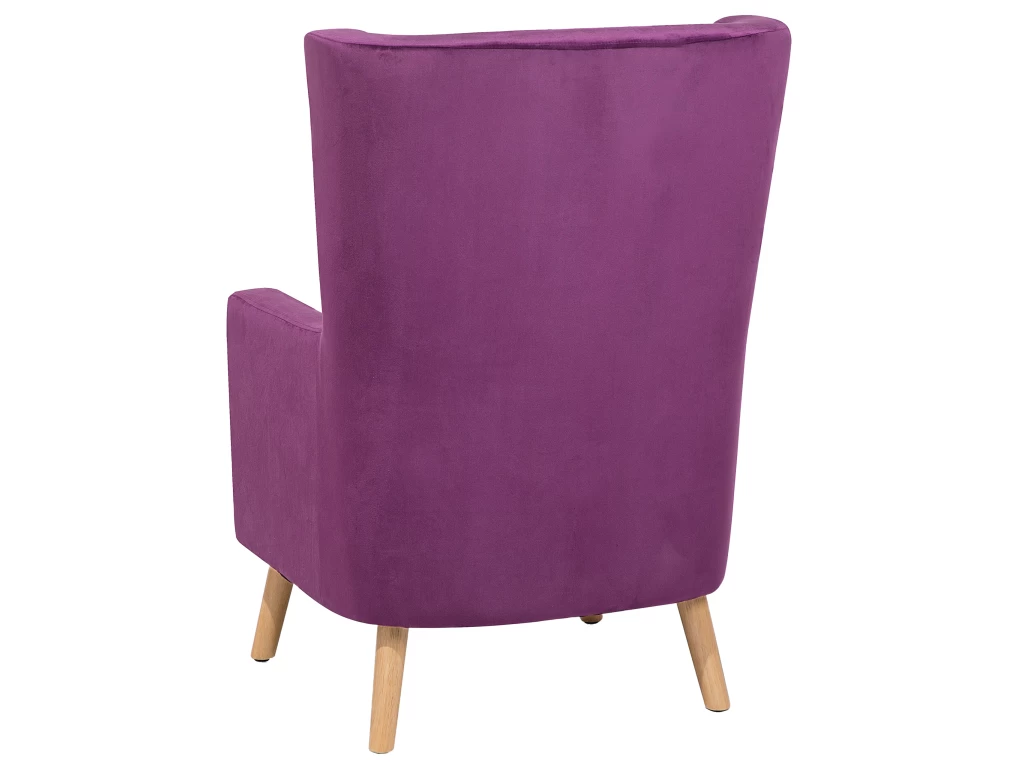 Fauteuil Bergère Violet ONEIDA – Image 6
