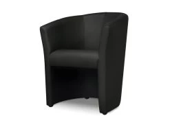 Fauteuil Cabriolet En Simili RANIN - Noir
