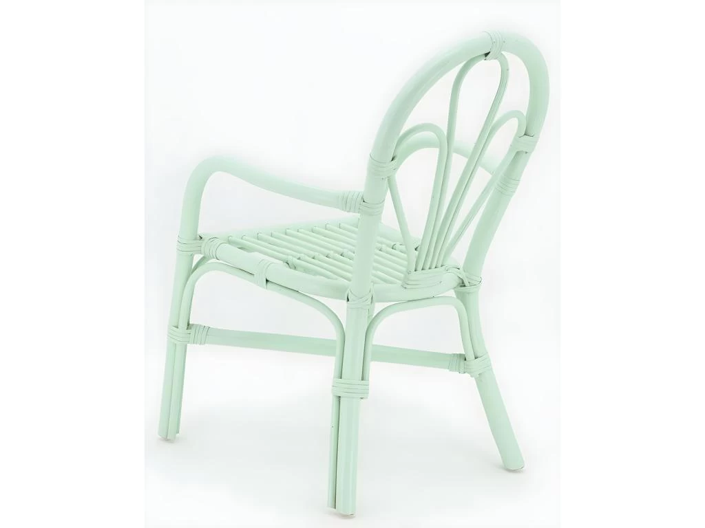 Fauteuil Enfant En Rotin Joseph Vert – Image 3