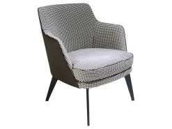 Fauteuil En Tissu Pied-de-poule 5011 ANGEL CERDA