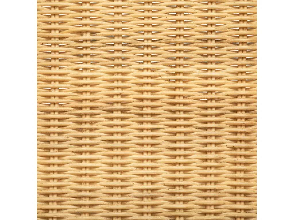 Fauteuil En Bois De Rotin Coloris Naturel - Longueur 65 X Profondeur 72 X Hauteur 82 Cm – Image 4