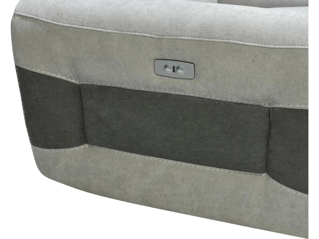 Fauteuil Relax électrique En Tissu Gris Clair ORIETTO – Image 10