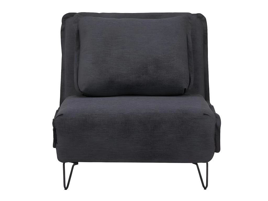 Fauteuil Convertible En Tissu LOOF - Anthracite – Image 5