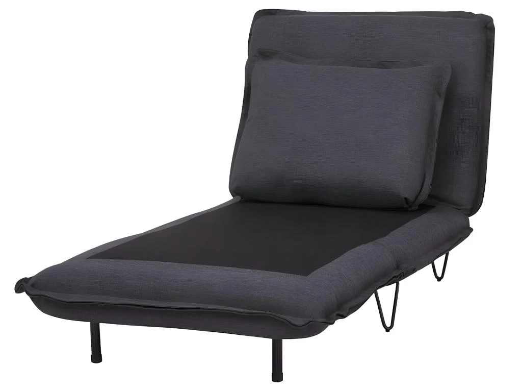 Fauteuil Convertible En Tissu LOOF - Anthracite – Image 8
