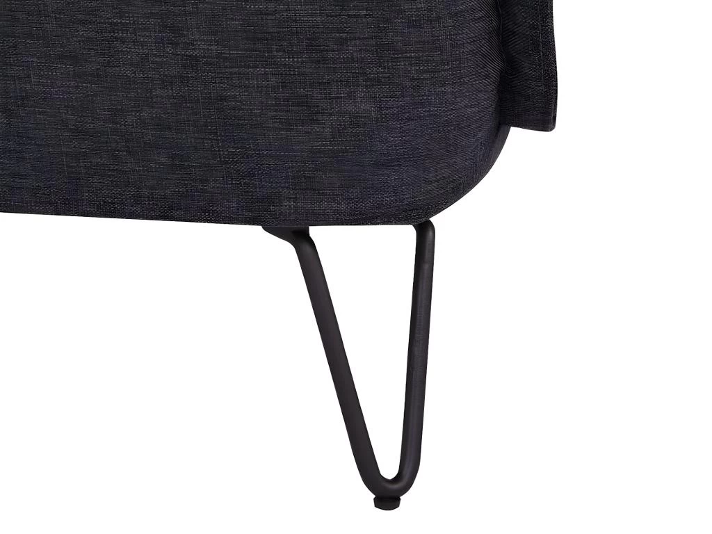 Fauteuil Convertible En Tissu LOOF - Anthracite – Image 7