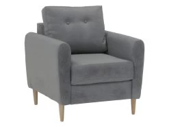 Fauteuil En Tissu FLEN - Gris Clair
