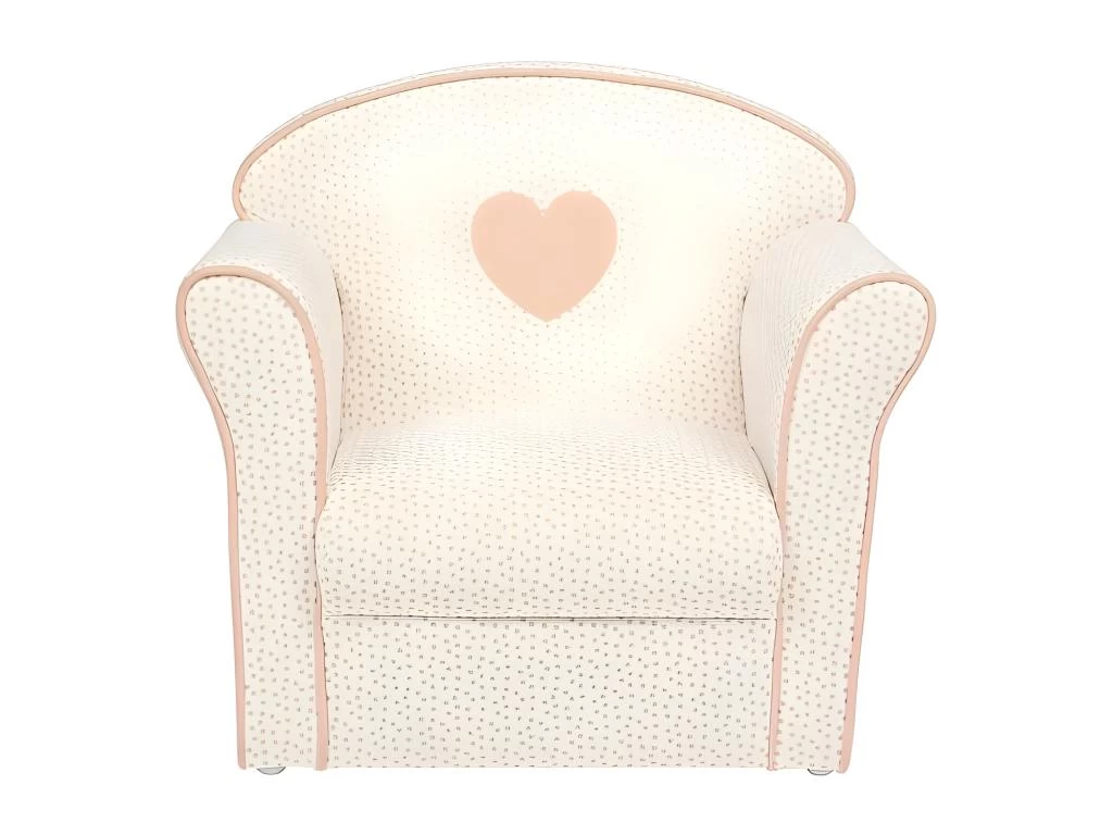 Fauteuil Enfant Cœur Rose Ostaria - Rose – Image 2