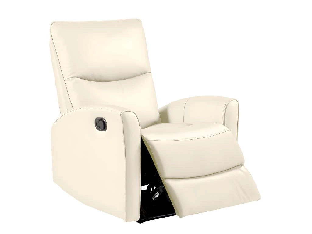 GALICE - Fauteuil Relax Manuel Coloris Ivoire