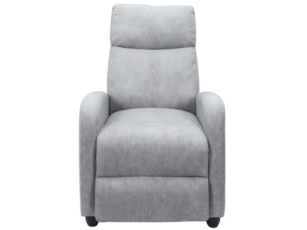 SOFEN - Fauteuil De Relaxation Matelassé Gris Clair – Image 3