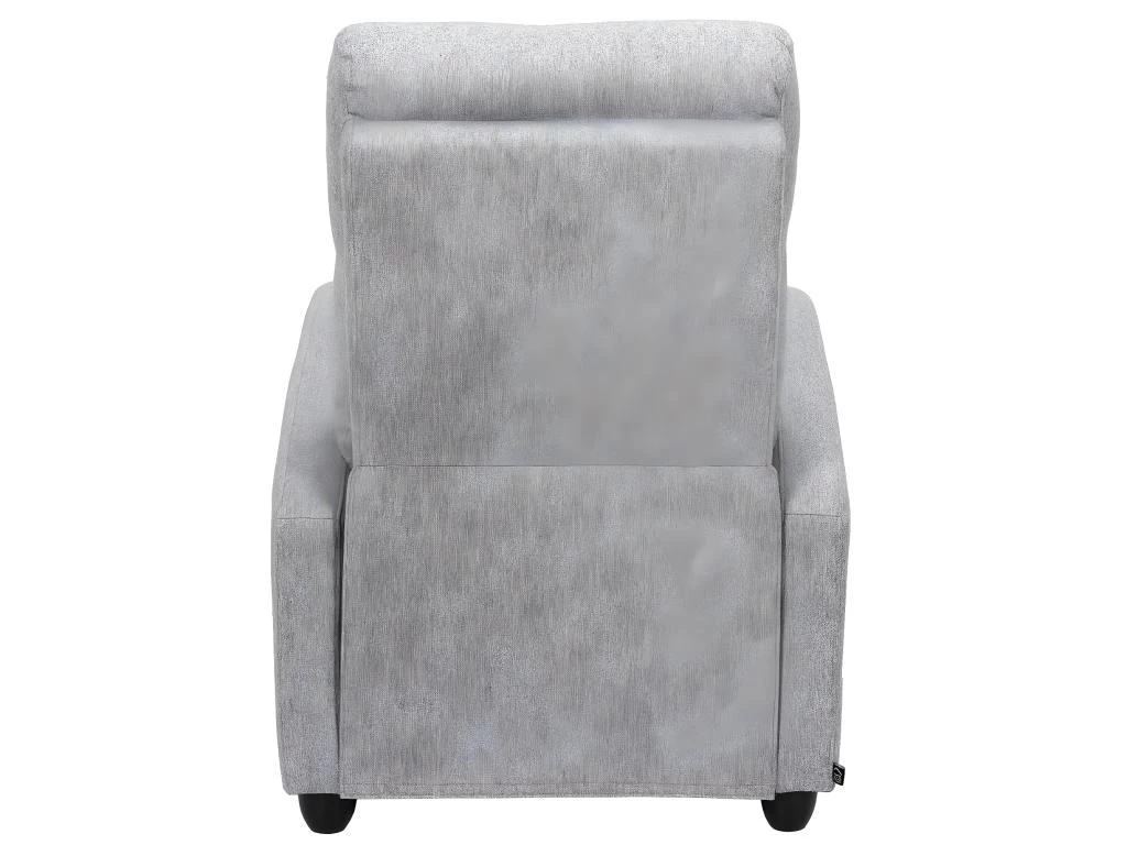 SOFEN - Fauteuil De Relaxation Matelassé Gris Clair – Image 4