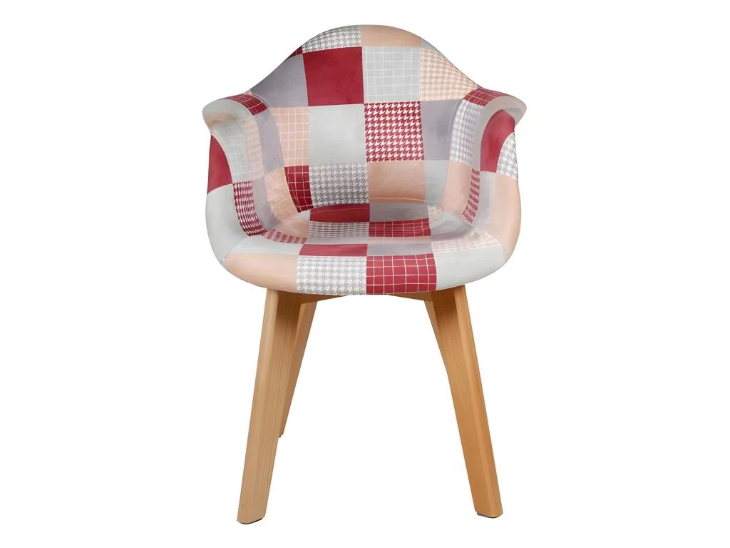 Fauteuil Enfant Patchwork Rose Ostaria - Rose – Image 2