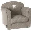 Fauteuil Classique Pour Enfant Taupe, L 50 X P 39 X H 44 Cm