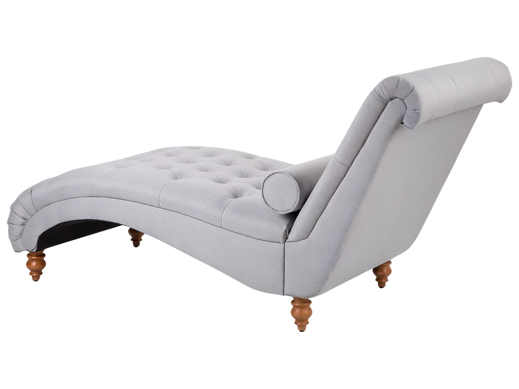Chaise Longue Grise MURET – Image 6