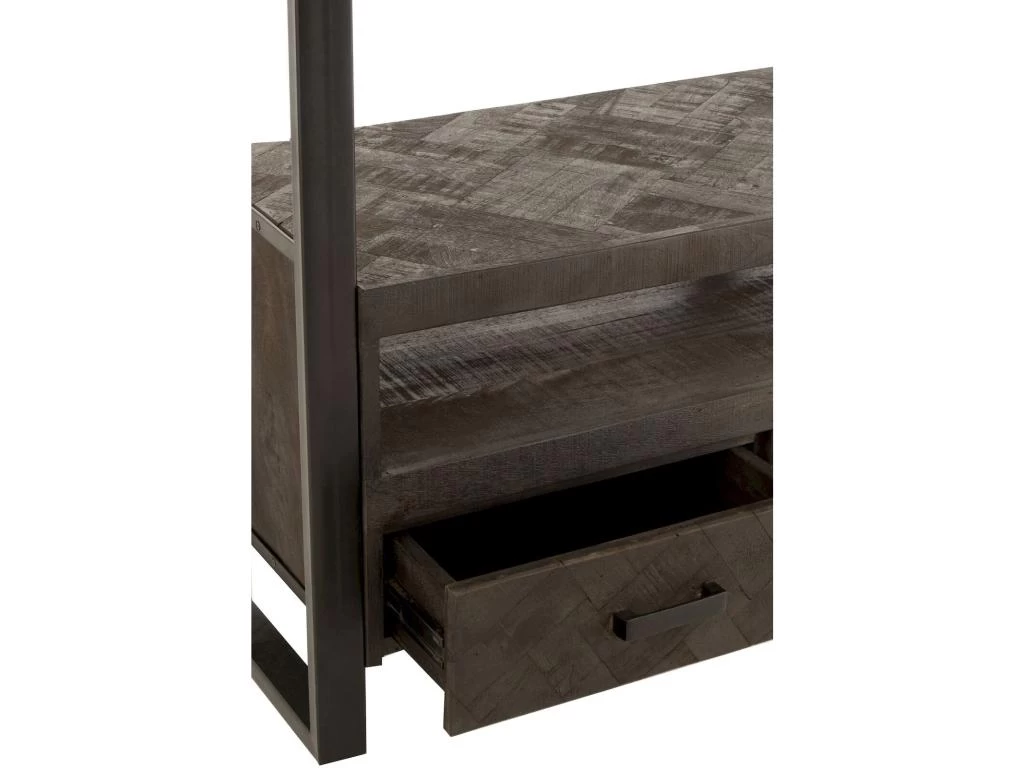 Etagère Meuble TV Lusk En Bois – Image 7