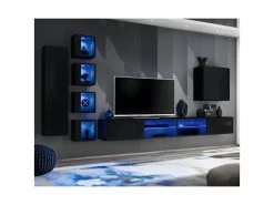 Ensemble Meuble TV "Switch XXVI" 320cm Noir