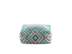 Pouf Amovible En Coton 50x50x25 Cm TIHUA