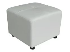 Pouf 100% Cuir De Buffle CAIPI - Ivoire De Pascal Morabito