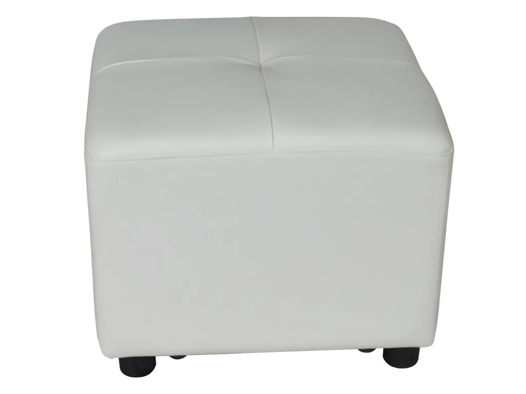 Pouf 100% Cuir De Buffle CAIPI - Ivoire De Pascal Morabito – Image 2
