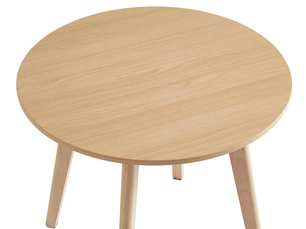 Table Enfant En MDF Et HĂȘtre - Coloris : Naturel - LOULOUNE â Image 5
