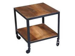 BOSQUE - Table Basse à Roulettes