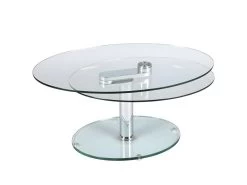 VALESKA - Table Basse Ovale