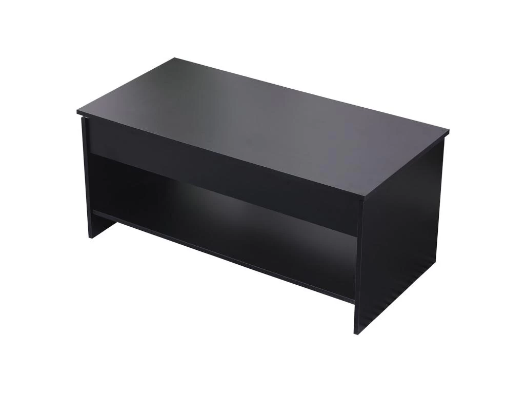 Table Basse Avec Plateau Relevable Noire HEDDA - HAPPY GARDEN – Image 2