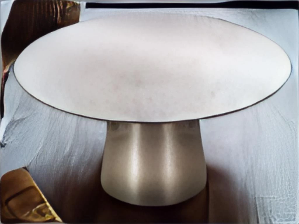 Table Basse En Verre Et Métal - Plateau Effet Miroir Vieilli - Doré - CORIANE – Image 2