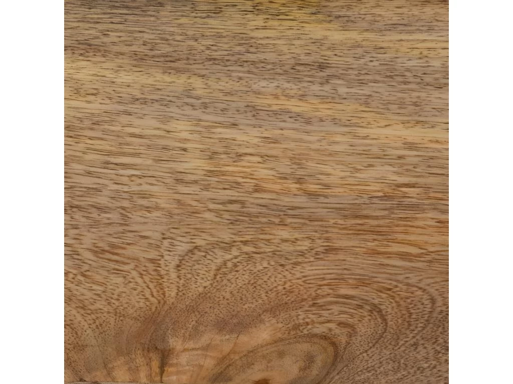 Table Basse 2 Niveaux Kalida Bois Massif Atmosphera - Naturel – Image 3